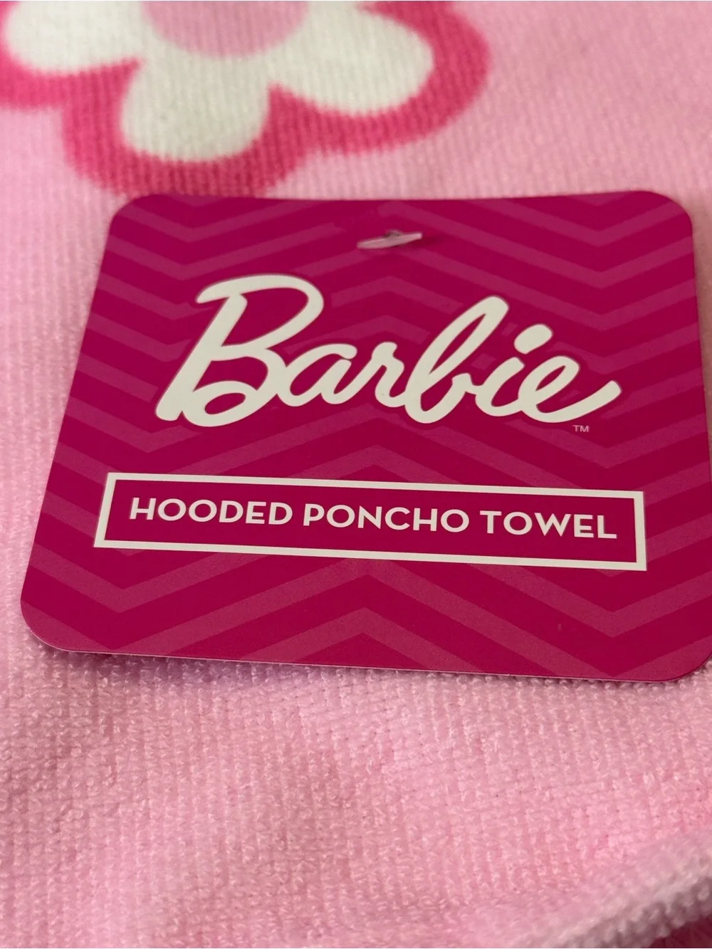 Barbie Pink Activity & Bath Set with Hooded 20x20 in. Towel